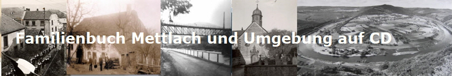 Familienbuch Mettlach und Umgebung auf CD