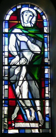Kirchenfenster 14 Hl. Qurirakus Taben-Rodt
