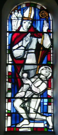 Kirchenfenster 15 Hl. Qurirakus Taben-Rodt