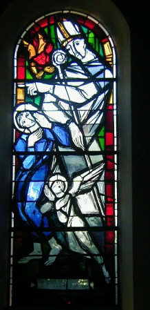Kirchenfenster 13 Hl. Qurirakus Taben-Rodt